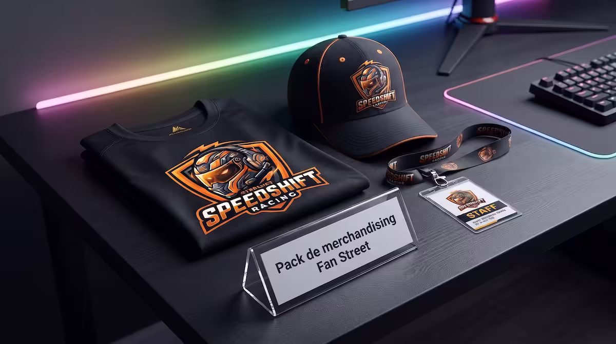 Concepto de pack de regalos para una comunidad gaming